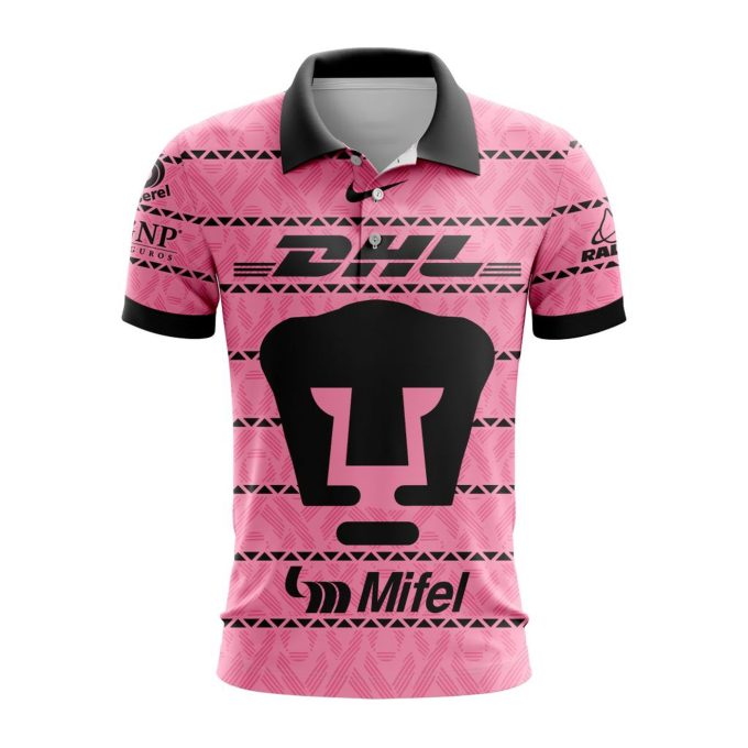 LIGA MX Pumas UNAM Special Home In Pink Kits Design Polo Gift for Men Women 3d Printed Hoodie