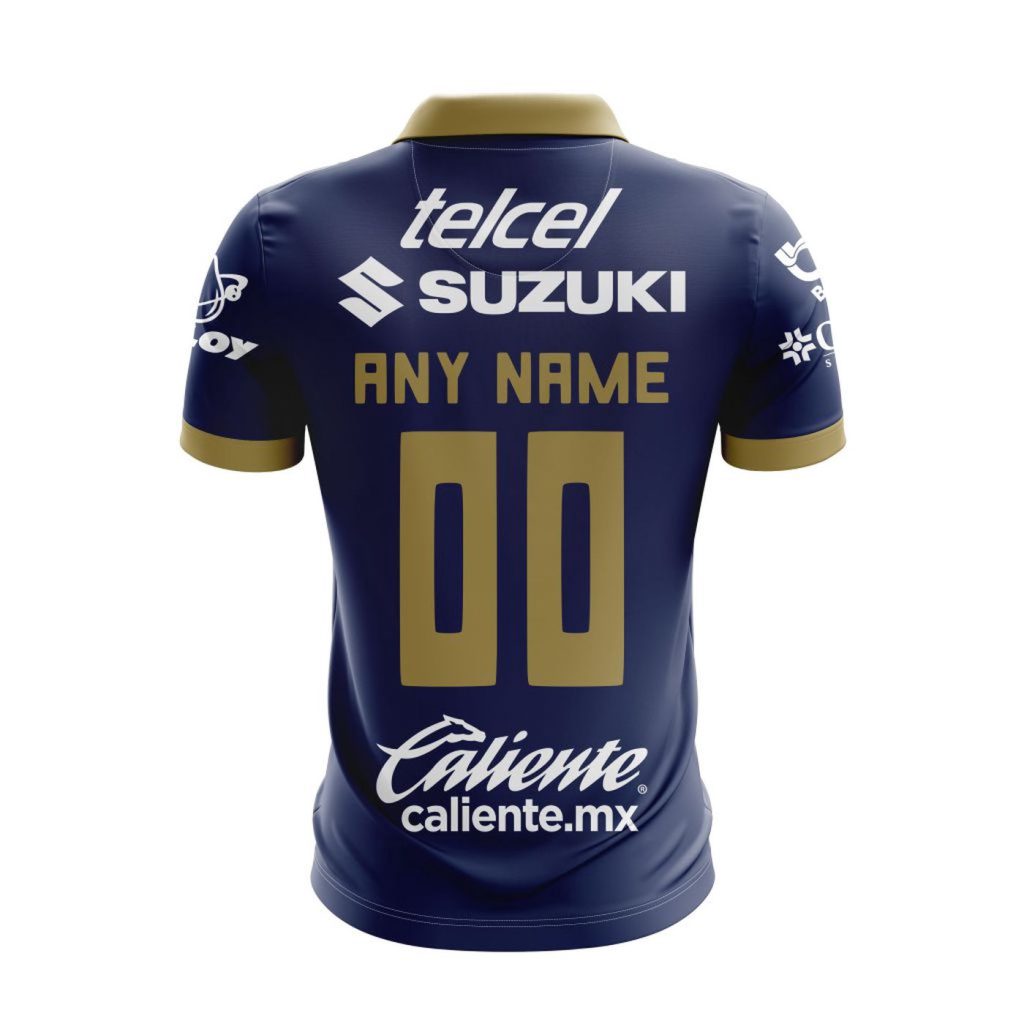 LIGA MX Pumas UNAM Speical Away Polo With 70th Anniversary Logo LIGA MX Pumas UNAM Speical Away Polo With 70th Anniversary Logo