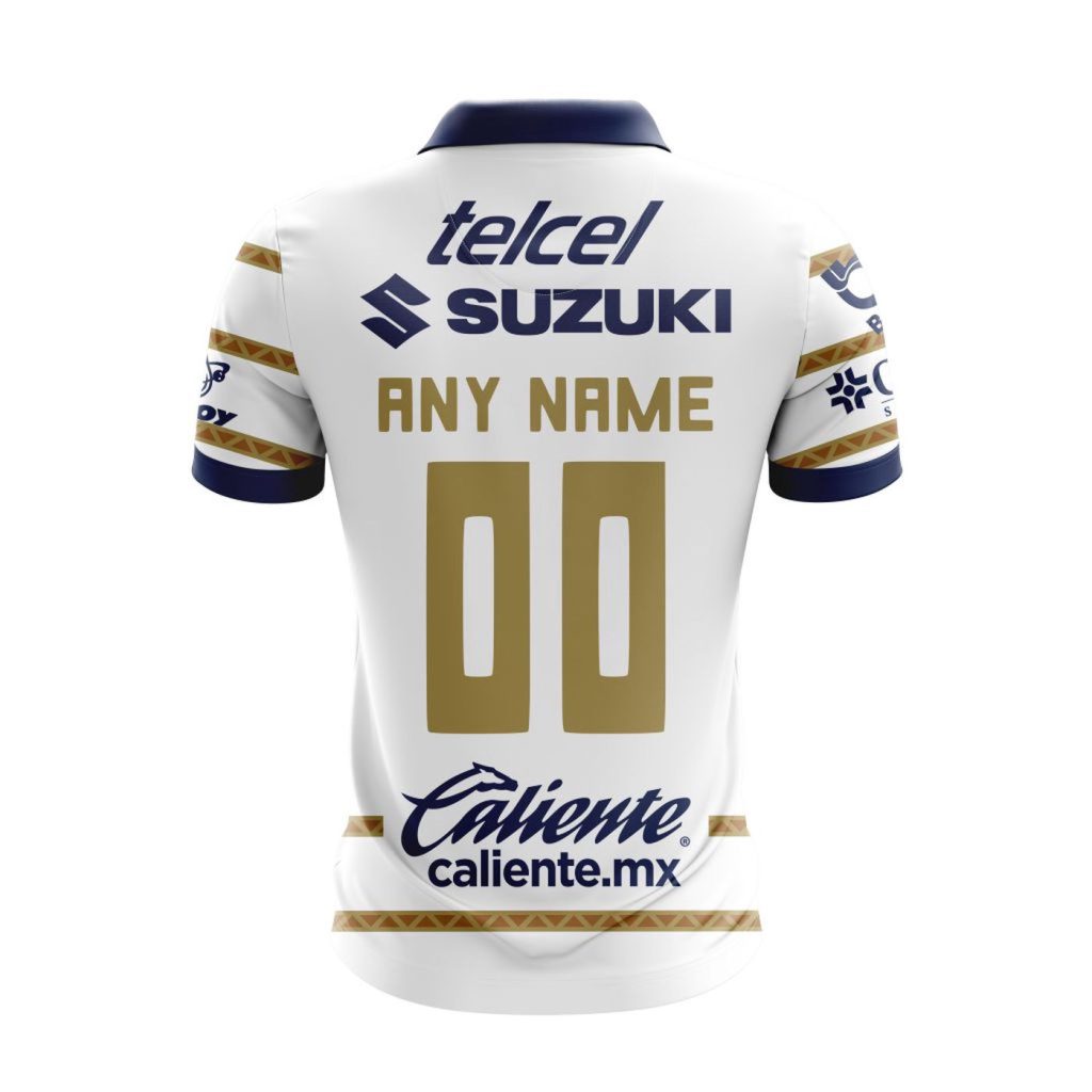 LIGA MX Pumas UNAM Speical Home Polo With 70th Anniversary Logo LIGA MX Pumas UNAM Speical Home Polo With 70th Anniversary Logo