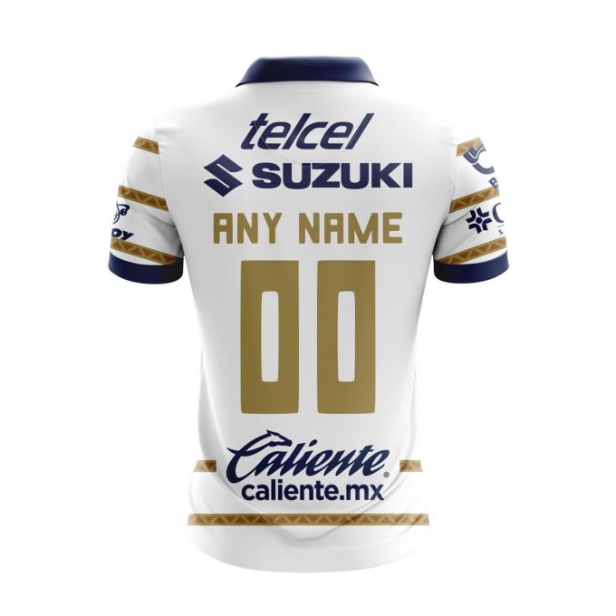 LIGA MX Pumas UNAM Speical Home Polo With 70th Anniversary Logo