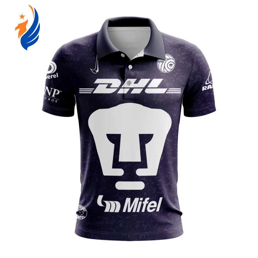 LIGA MX Pumas UNAM Speical Third Polo With 70th Anniversary Logo LIGA MX Pumas UNAM Speical Third Polo With 70th Anniversary Logo