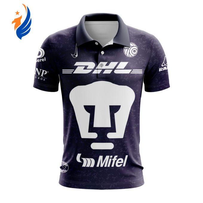 LIGA MX Pumas UNAM Speical Third Polo With 70th Anniversary Logo LIGA MX Pumas UNAM Speical Third Polo With 70th Anniversary Logo