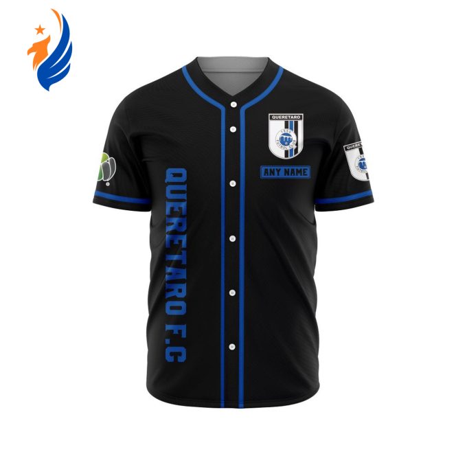 LIGA MX Queretaro F.C Personalized Name Baseball Jersey Gift for Men Women LIGA MX Queretaro F.C Personalized Name Baseball Jersey Gift for Men Women