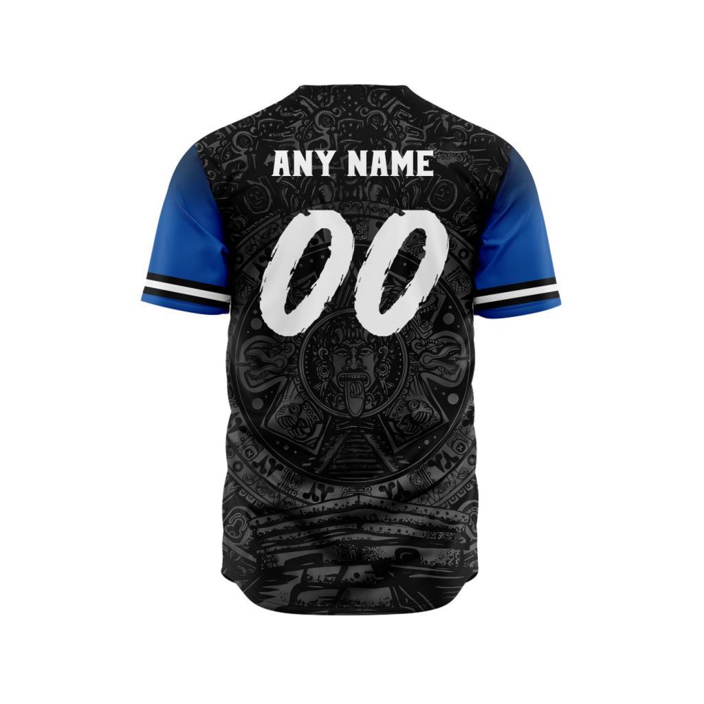 LIGA MX Queretaro F.C Special Aztec Design Baseball Jersey Gift for Men Women LIGA MX Queretaro F.C Special Aztec Design Baseball Jersey Gift for Men Women