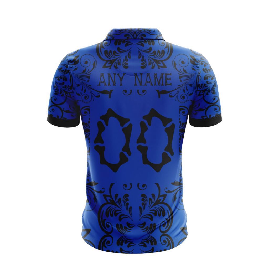LIGA MX Queretaro F.C Special Dia De Muertos Design Polo Gift for Men Women LIGA MX Queretaro F.C Special Dia De Muertos Design Polo Gift for Men Women
