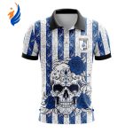 LIGA MX Queretaro F.C Special Dia De Muertos Design Polo Gift for Men Women LIGA MX Queretaro F.C Special Dia De Muertos Design Polo Gift for Men Women