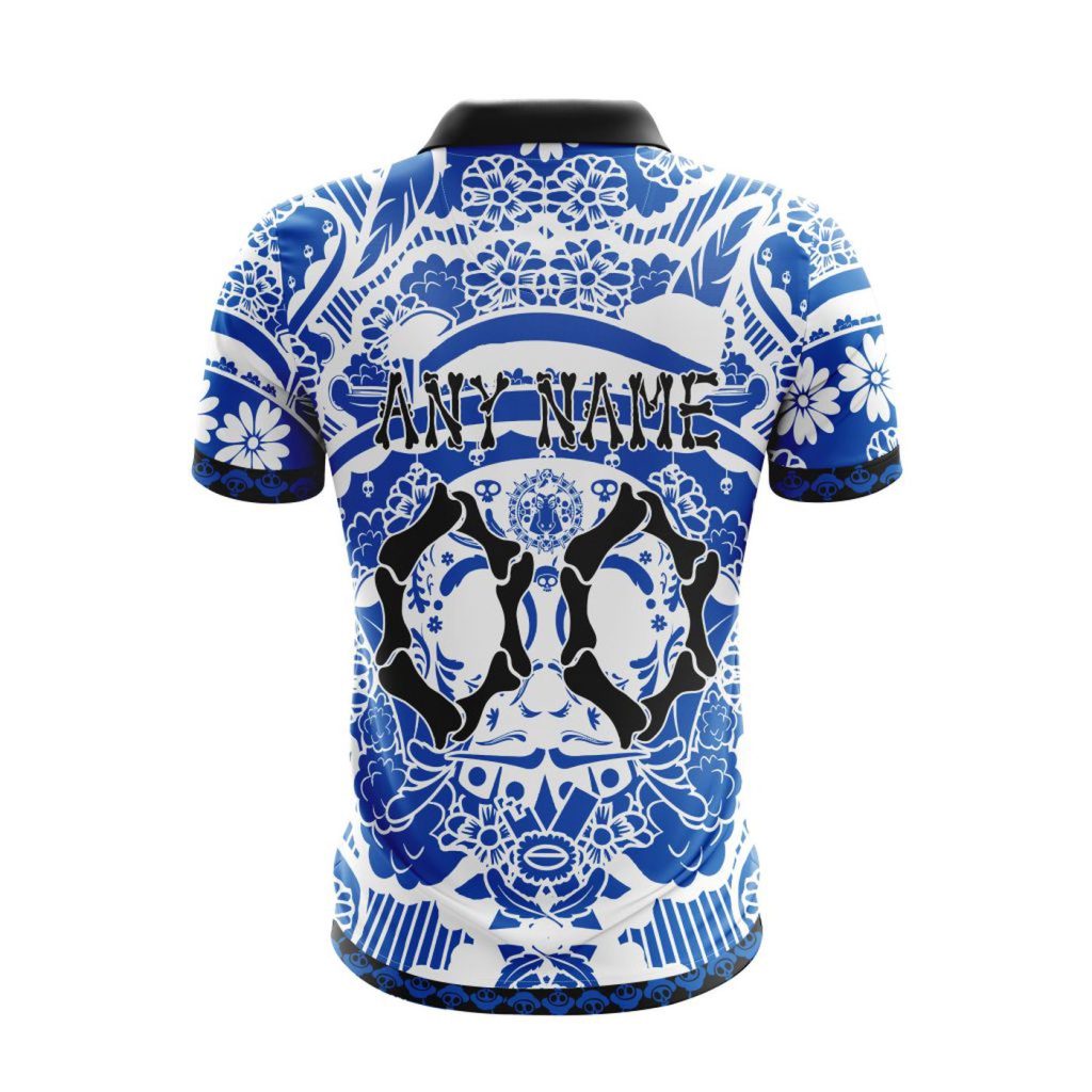 LIGA MX Queretaro F.C Special Dia De Muertos Design Polo Gift for Men Women LIGA MX Queretaro F.C Special Dia De Muertos Design Polo Gift for Men Women