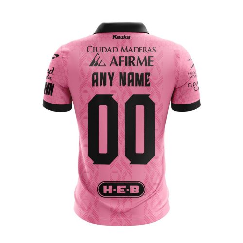 LIGA MX Queretaro F.C Special Home In Pink Kits Design Polo Gift for Men Women 3d Printed Hoodie