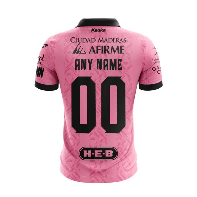 LIGA MX Queretaro F.C Special Home In Pink Kits Design Polo Gift for Men Women 3d Printed Hoodie LIGA MX Queretaro F.C Special Home In Pink Kits Design Polo Gift for Men Women 3d Printed Hoodie