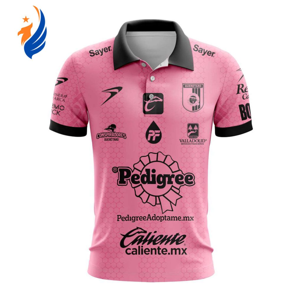 LIGA MX Queretaro F.C Special Home In Pink Kits Design Polo Gift for Men Women 3d Printed Hoodie LIGA MX Queretaro F.C Special Home In Pink Kits Design Polo Gift for Men Women 3d Printed Hoodie