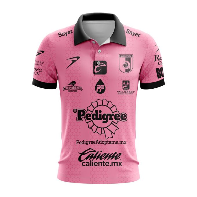 LIGA MX Queretaro F.C Special Home In Pink Kits Design Polo Gift for Men Women 3d Printed Hoodie LIGA MX Queretaro F.C Special Home In Pink Kits Design Polo Gift for Men Women 3d Printed Hoodie