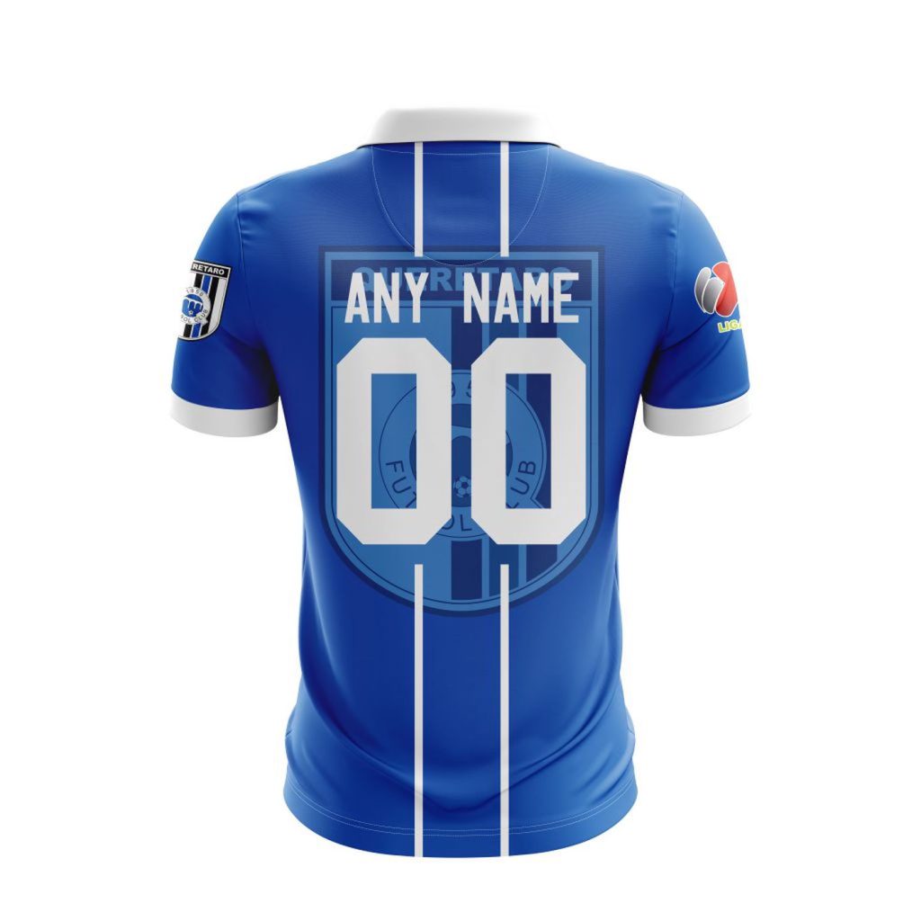 LIGA MX Queretaro F.C Special Polo Design Concept Kits Gift for Men Women 3d Printed Hoodie LIGA MX Queretaro F.C Special Polo Design Concept Kits Gift for Men Women 3d Printed Hoodie