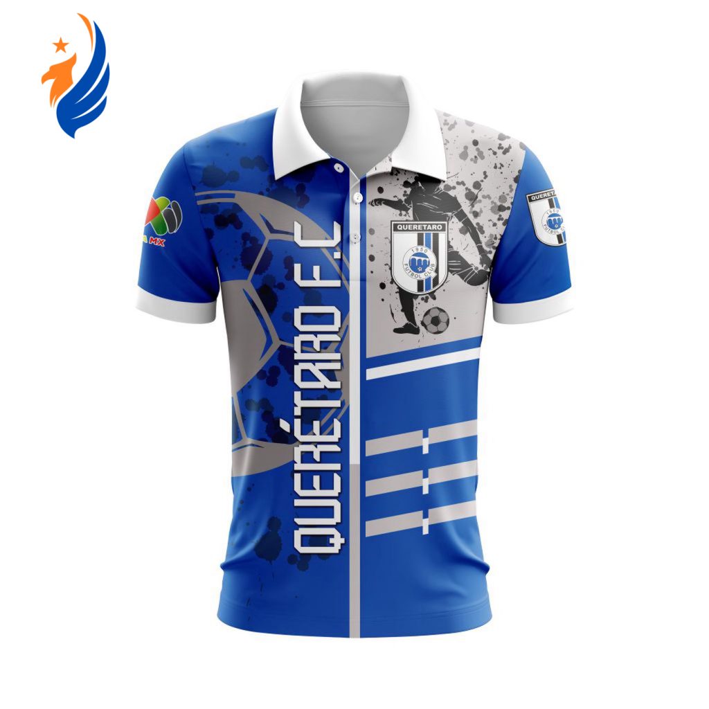 LIGA MX Queretaro F.C Special Polo Design Concept Kits Gift for Men Women 3d Printed Hoodie LIGA MX Queretaro F.C Special Polo Design Concept Kits Gift for Men Women 3d Printed Hoodie