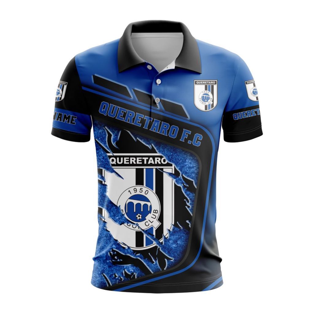 LIGA MX Queretaro F.C Special Polo Design Gift for Men Women LIGA MX Queretaro F.C Special Polo Design Gift for Men Women