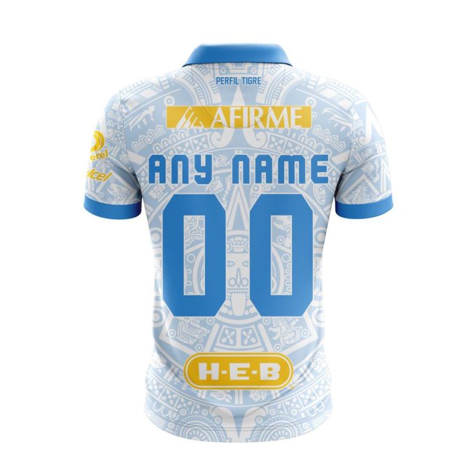 LIGA MX Tigres UANL 2023-2024 Third Aztec Design Polo