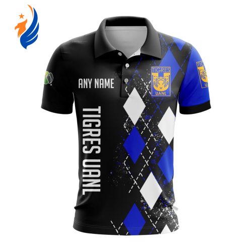 LIGA MX Tigres UANL Personalized Name Polo Design Gift for Men Women