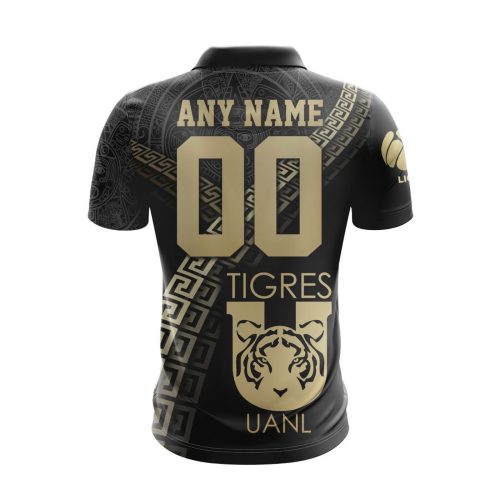 LIGA MX Tigres UANL Special Black And Gold Design Polo