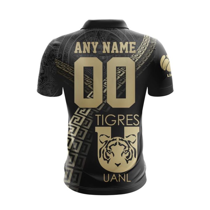 LIGA MX Tigres UANL Special Black And Gold Design Polo