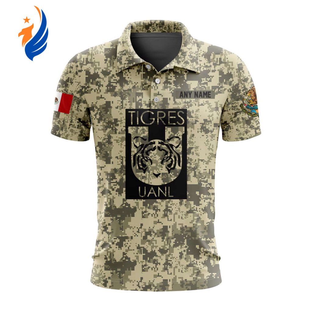 LIGA MX Tigres UANL Special Camo Design Polo Gift for Men Women LIGA MX Tigres UANL Special Camo Design Polo Gift for Men Women