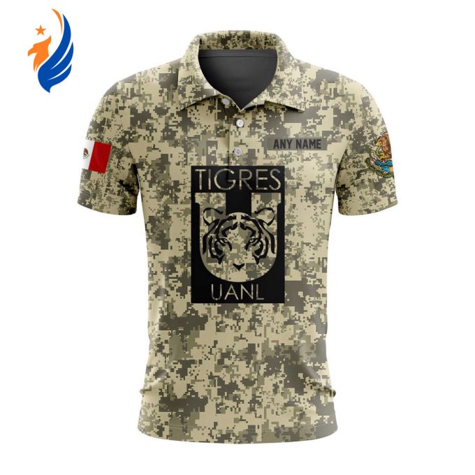 LIGA MX Tigres UANL Special Camo Design Polo Gift for Men Women