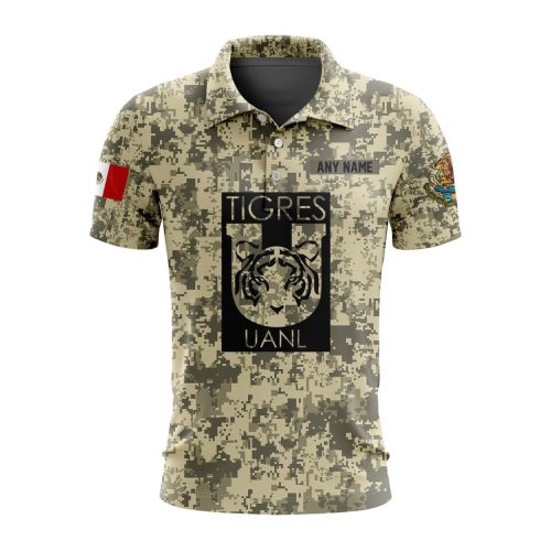 LIGA MX Tigres UANL Special Camo Design Polo Gift for Men Women