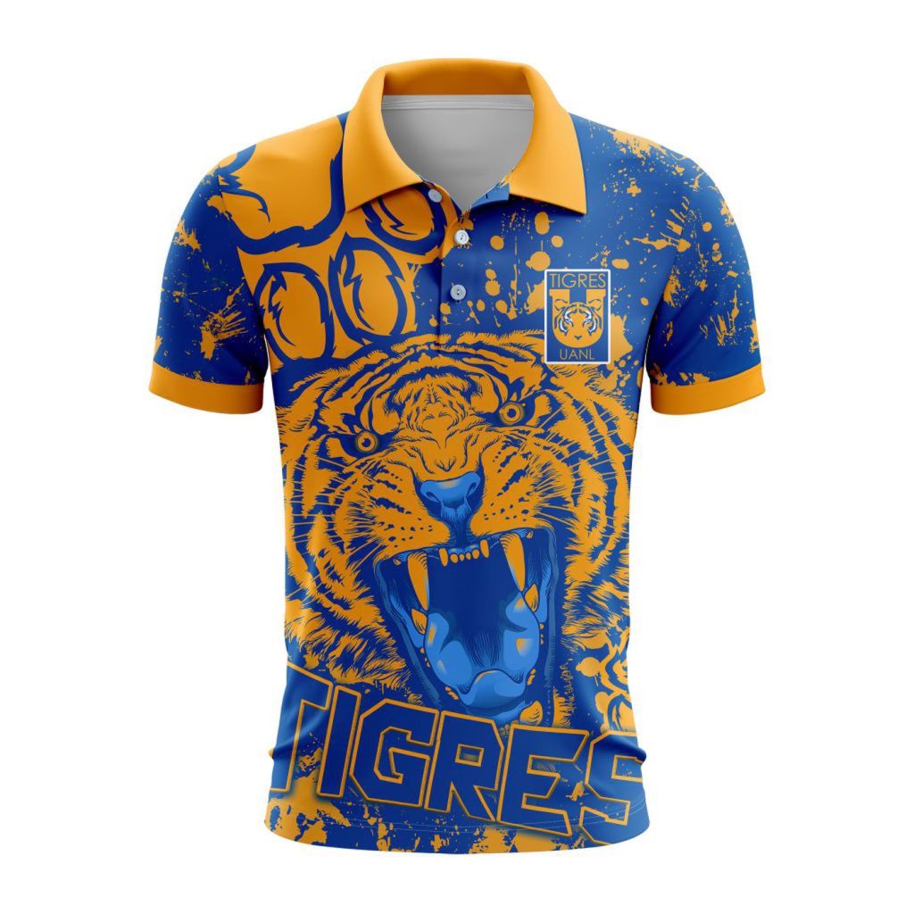 LIGA MX Tigres UANL Special Design With Team Signature Polo LIGA MX Tigres UANL Special Design With Team Signature Polo