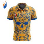 LIGA MX Tigres UANL Special Dia De Muertos Design Polo Gift for Men Women