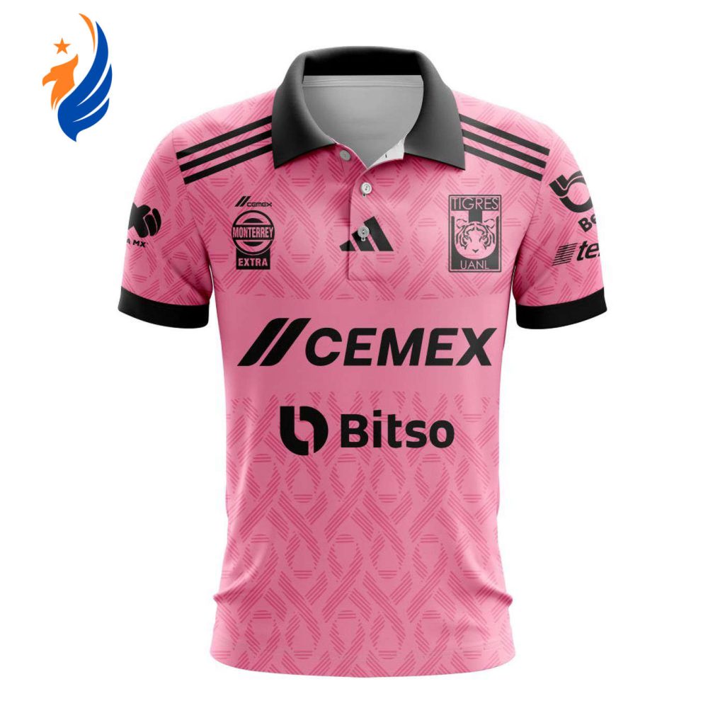 LIGA MX Tigres UANL Special Home In Pink Kits Design Polo Gift for Men Women 3d Printed Hoodie LIGA MX Tigres UANL Special Home In Pink Kits Design Polo Gift for Men Women 3d Printed Hoodie