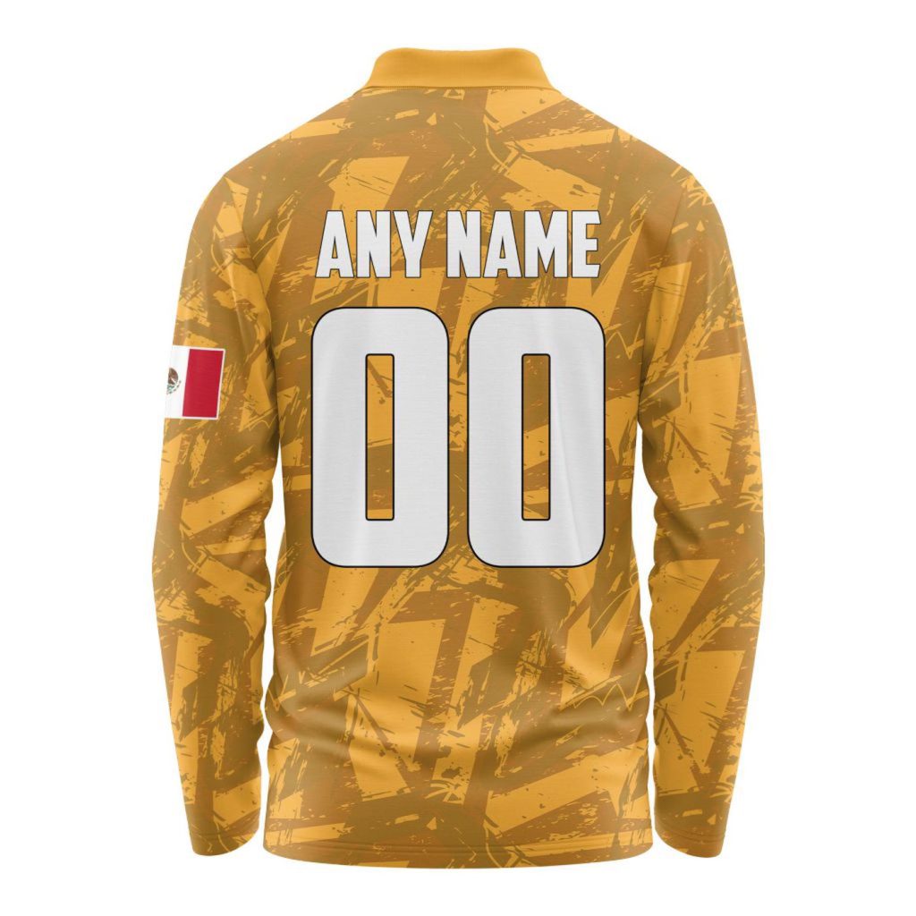 LIGA MX Tigres UANL Special Long Sleeve Polo Design Kits Gift for Men Women 3d Printed Hoodie LIGA MX Tigres UANL Special Long Sleeve Polo Design Kits Gift for Men Women 3d Printed Hoodie