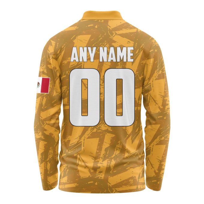 LIGA MX Tigres UANL Special Long Sleeve Polo Design Kits Gift for Men Women 3d Printed Hoodie