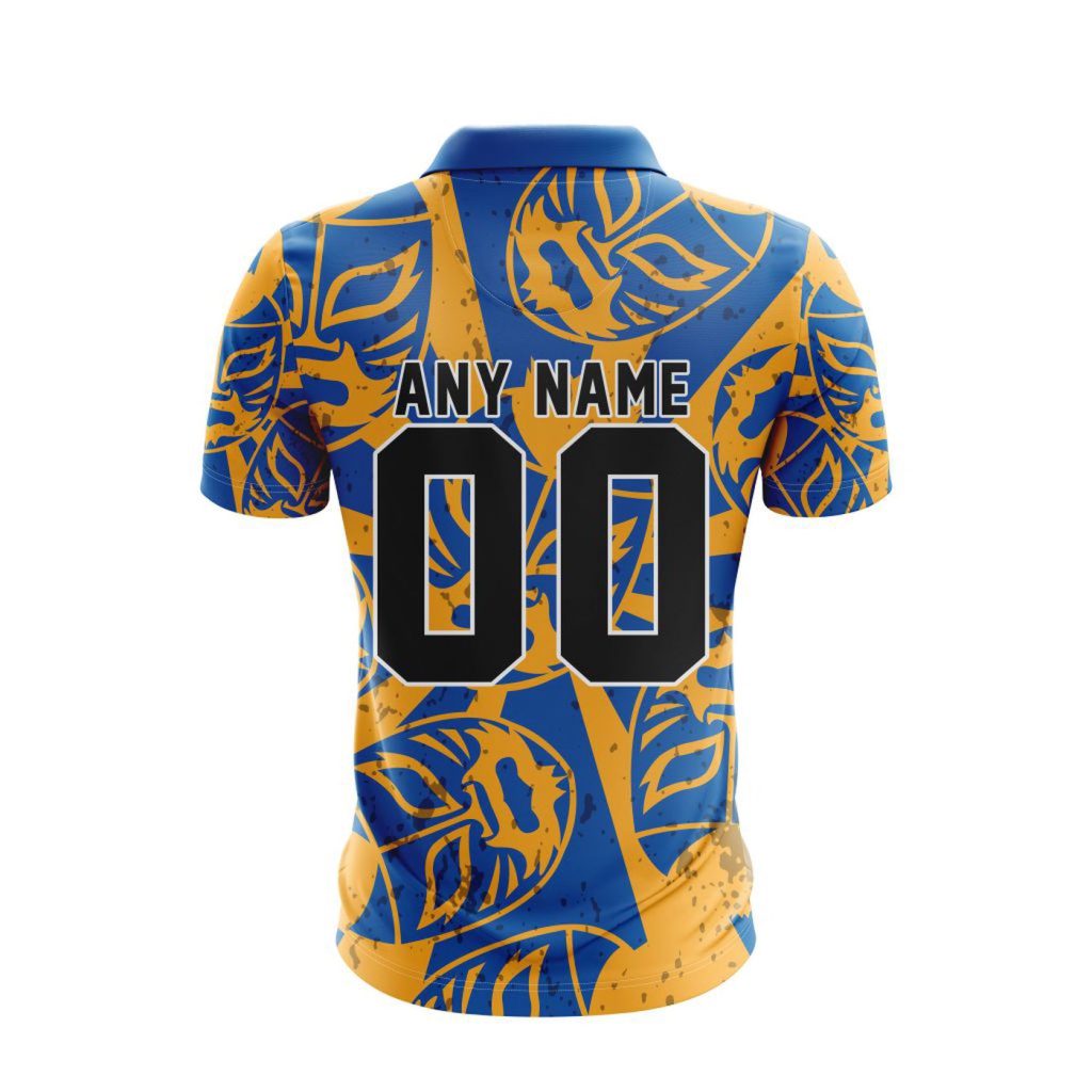 LIGA MX Tigres UANL Special Lucha Libre Design Polo Gift for Men Women LIGA MX Tigres UANL Special Lucha Libre Design Polo Gift for Men Women