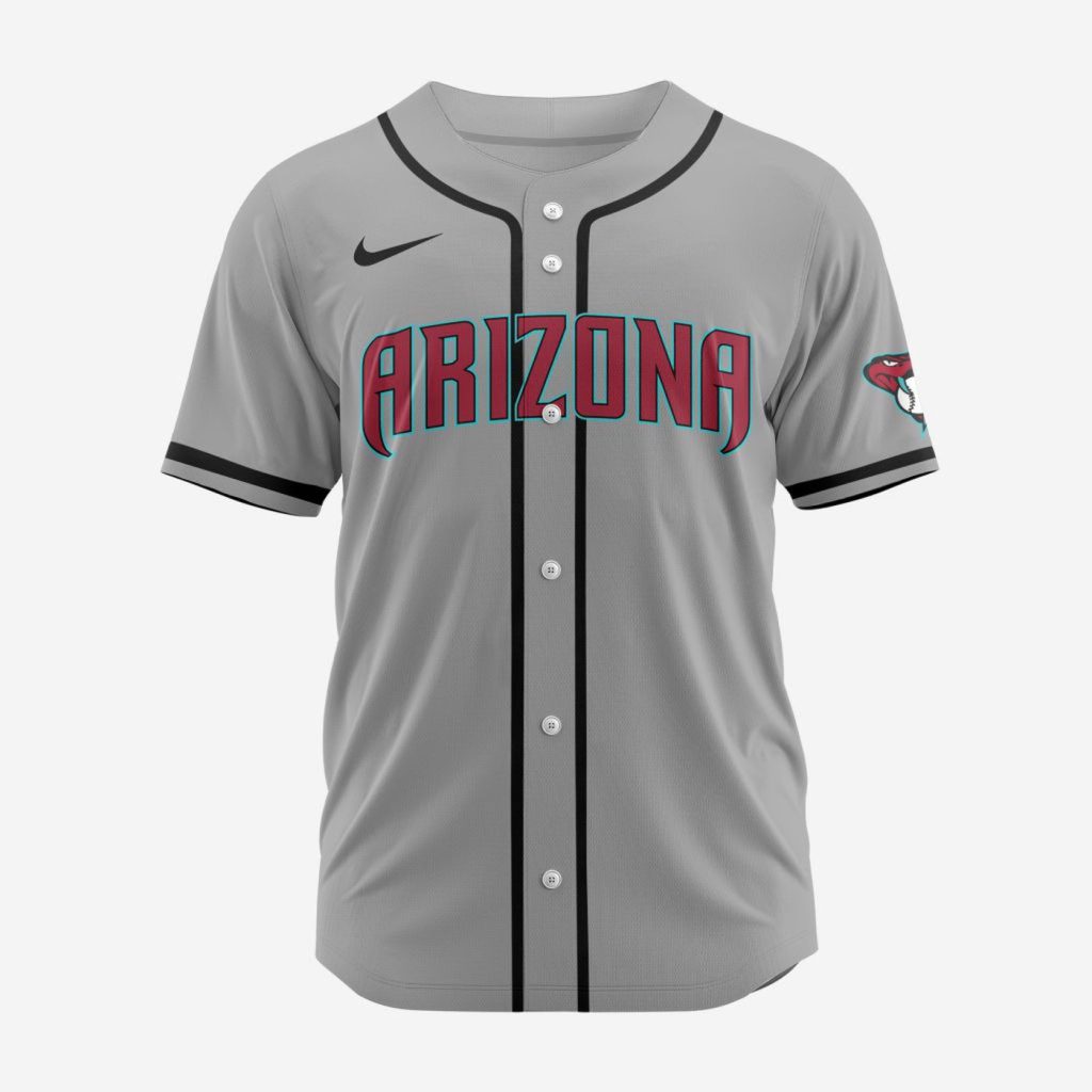 MLB Arizona Diamondbacks Personalized 2024 Road Baseball Jersey MLB Arizona Diamondbacks Personalized 2024 Road Baseball Jersey