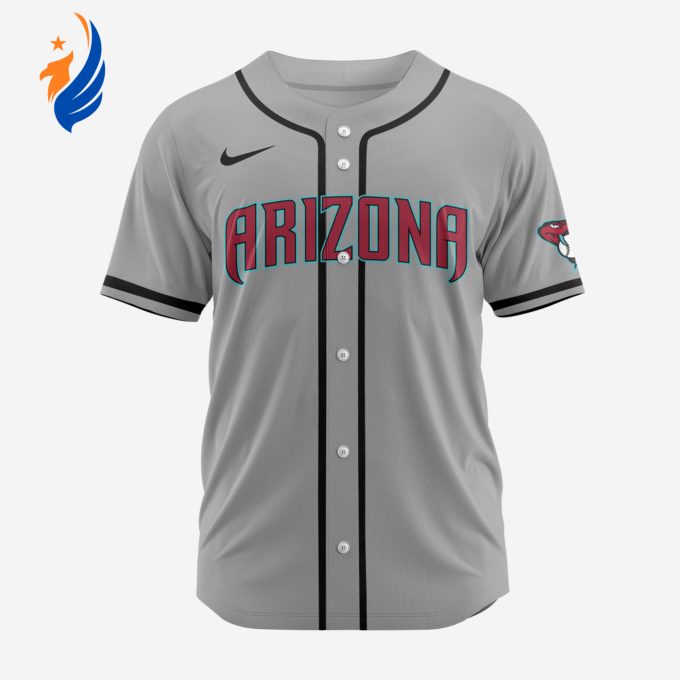 MLB Arizona Diamondbacks Personalized 2024 Road Baseball Jersey