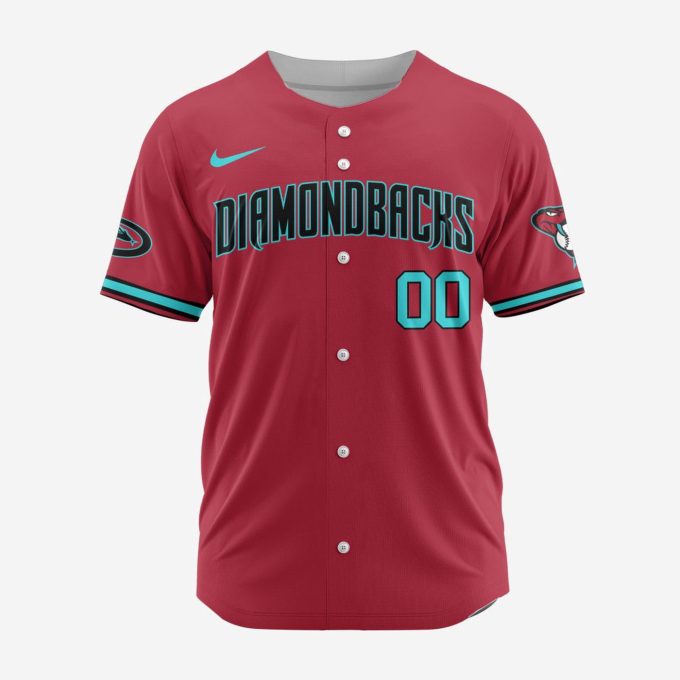 MLB Arizona Diamondbacks Personalized Alternate 02 Baseball Jersey MLB Arizona Diamondbacks Personalized Alternate 02 Baseball Jersey