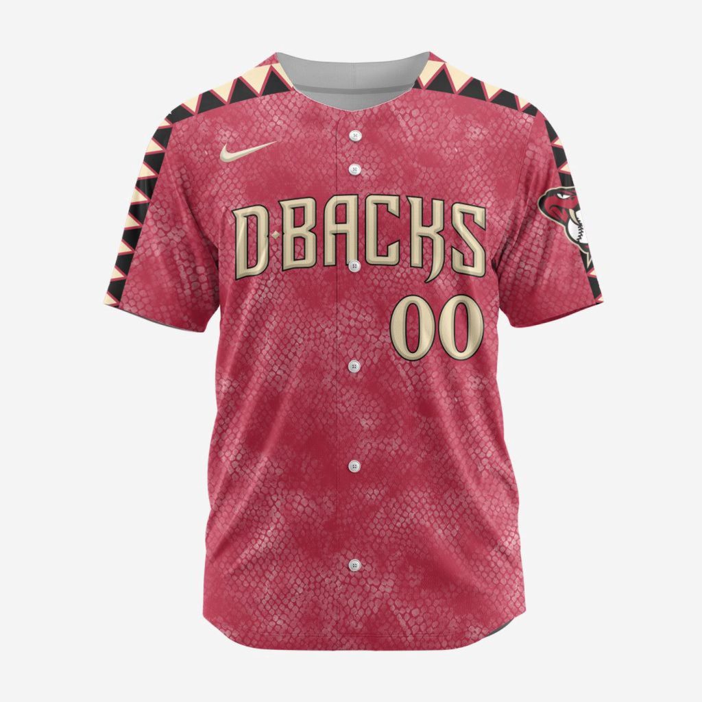 MLB Arizona Diamondbacks Personalized Alternate Design Concept Baseball Jersey 2402 MLB Arizona Diamondbacks Personalized Alternate Design Concept Baseball Jersey 2402