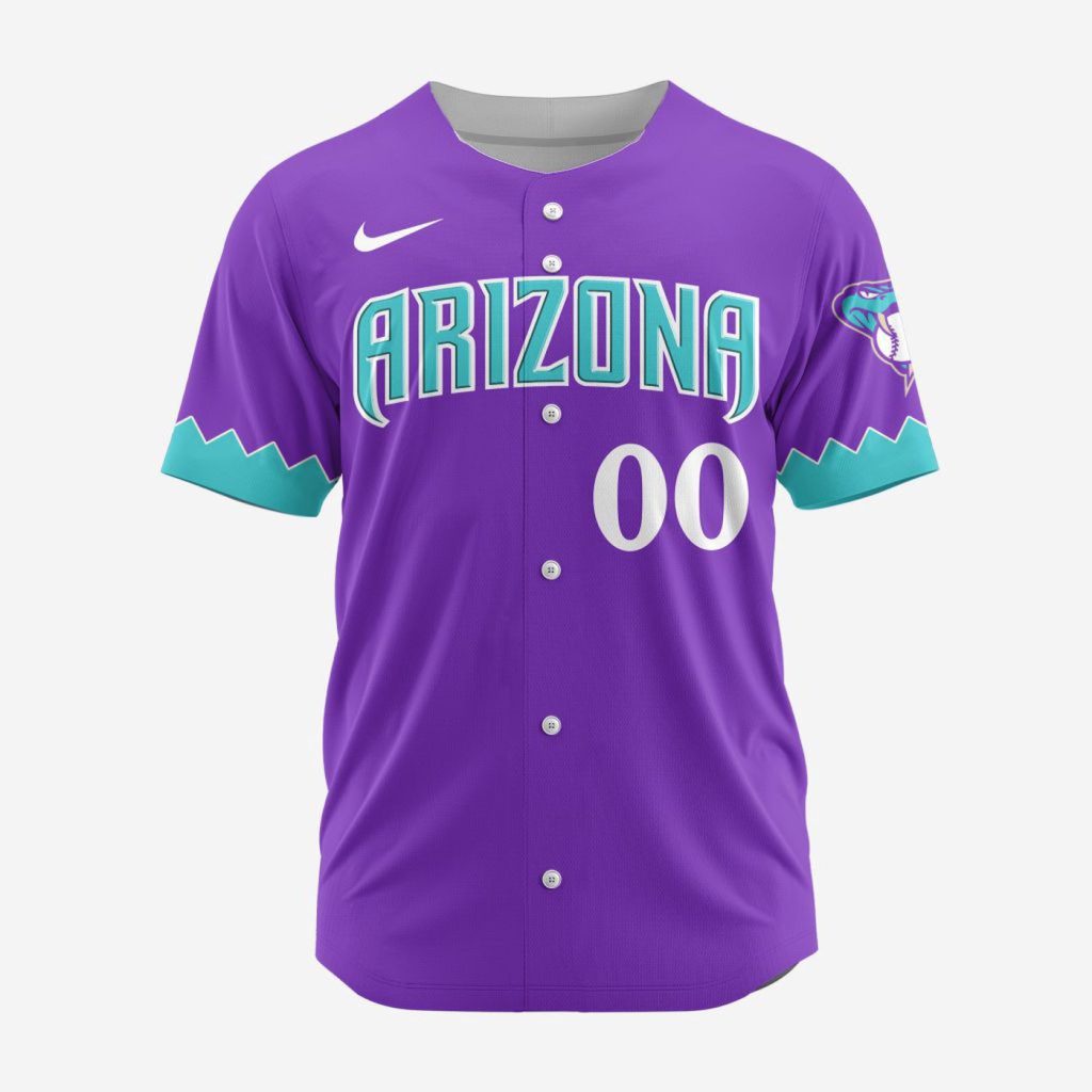 MLB Arizona Diamondbacks Personalized Alternate Design Concept Baseball Jersey 2404 MLB Arizona Diamondbacks Personalized Alternate Design Concept Baseball Jersey 2404