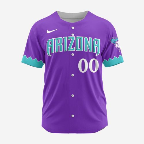 MLB Arizona Diamondbacks Personalized Alternate Design Concept Baseball Jersey 2404