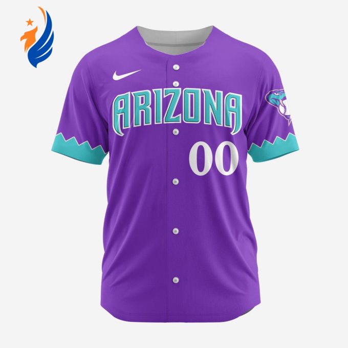 MLB Arizona Diamondbacks Personalized Alternate Design Concept Baseball Jersey 2404