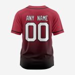 MLB Arizona Diamondbacks Personalized Gradient Design Baseball Jersey Gift for Men Women