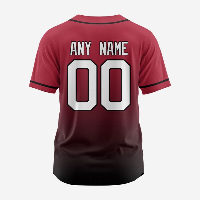 MLB Arizona Diamondbacks Personalized Gradient Design Baseball Jersey Gift for Men Women