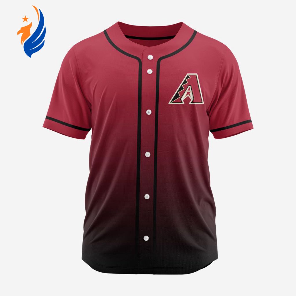 MLB Arizona Diamondbacks Personalized Gradient Design Baseball Jersey Gift for Men Women MLB Arizona Diamondbacks Personalized Gradient Design Baseball Jersey Gift for Men Women