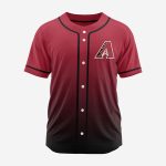 MLB Arizona Diamondbacks Personalized Gradient Design Baseball Jersey Gift for Men Women