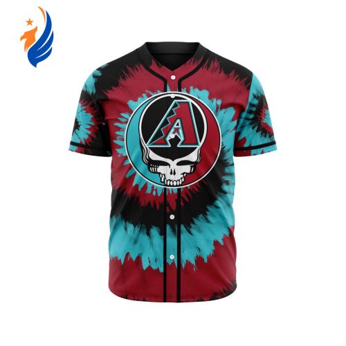 MLB Arizona Diamondbacks Special Grateful Dead Design Baseball Jersey Gift for Men Women