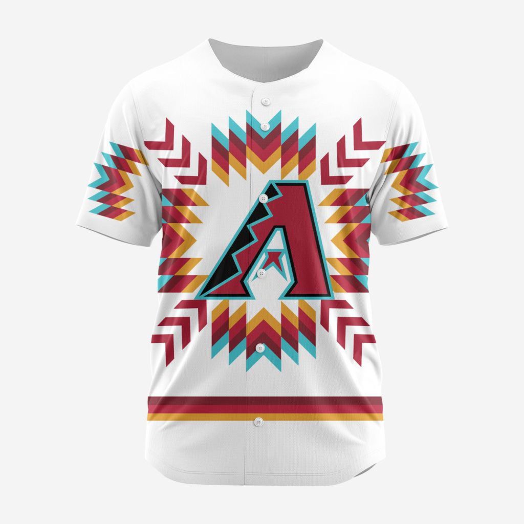 MLB Arizona Diamondbacks Special Native Design Baseball Jersey Gift for Men Women MLB Arizona Diamondbacks Special Native Design Baseball Jersey Gift for Men Women