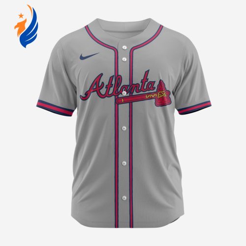 MLB Atlanta Braves Personalized 2024 Road Baseball Jersey