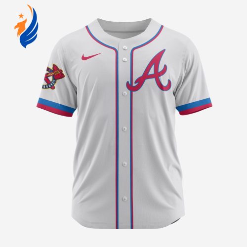 MLB Atlanta Braves Personalized Alternate Design Concept Baseball Jersey 2404