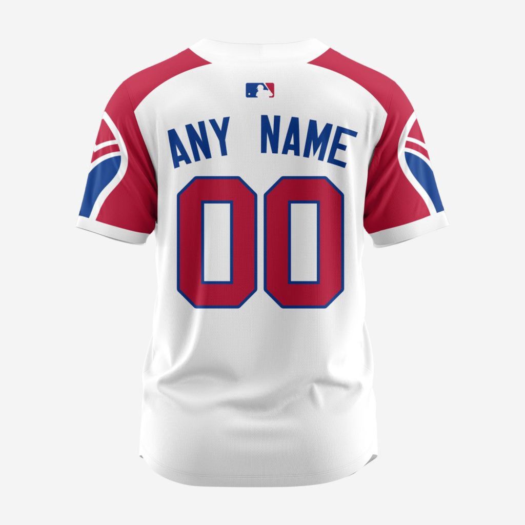 MLB Atlanta Braves Personalized Reverse Retro Concept Design Baseball Jersey MLB Atlanta Braves Personalized Reverse Retro Concept Design Baseball Jersey