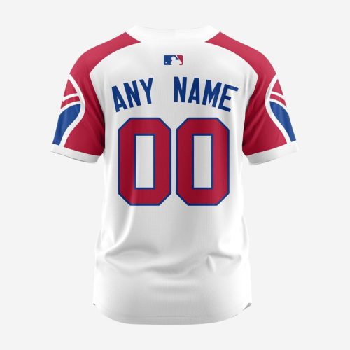 MLB Atlanta Braves Personalized Reverse Retro Concept Design Baseball Jersey