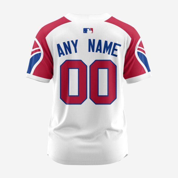 MLB Atlanta Braves Personalized Reverse Retro Concept Design Baseball Jersey