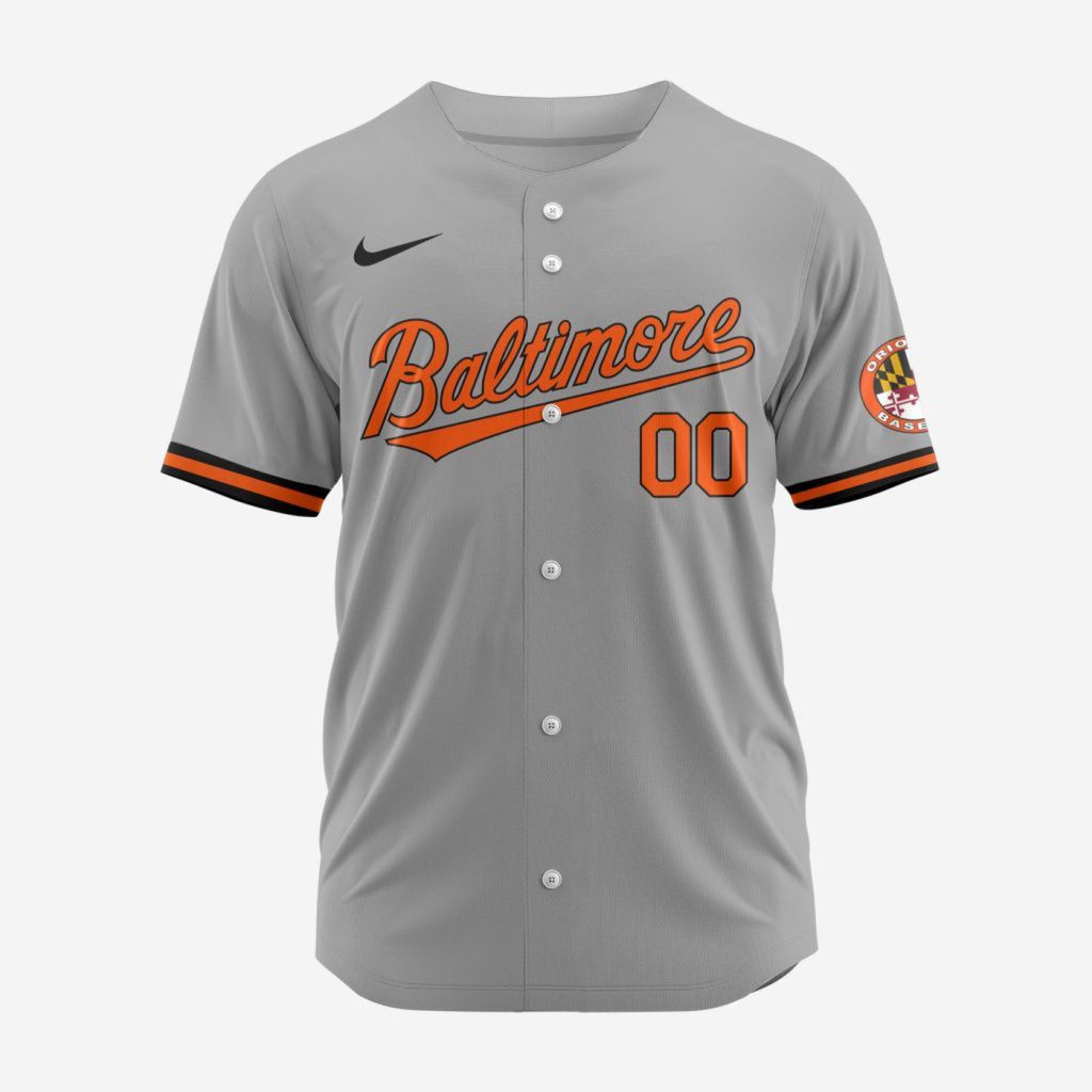 MLB Baltimore Orioles Personalized 2024 Road Baseball Jersey MLB Baltimore Orioles Personalized 2024 Road Baseball Jersey
